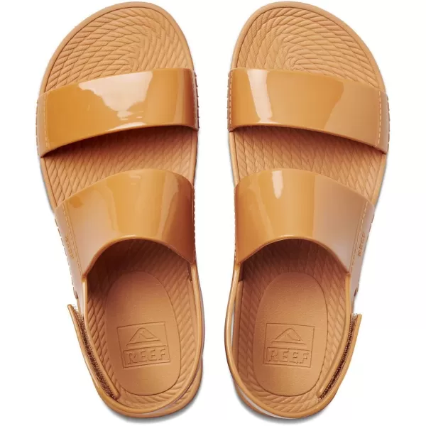imageREEF Water Vista Womens Platform Sandal Water Friendly Adjustable Velcro StrapNatural Shine