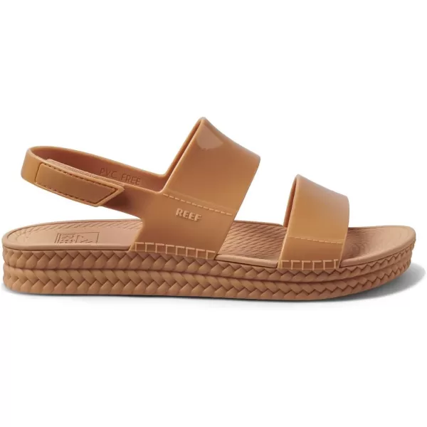 imageREEF Water Vista Womens Platform Sandal Water Friendly Adjustable Velcro StrapNatural Shine