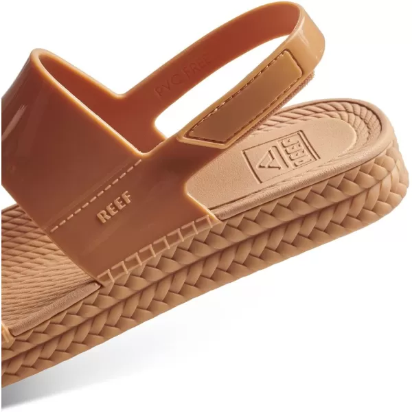 imageREEF Water Vista Womens Platform Sandal Water Friendly Adjustable Velcro StrapNatural Shine