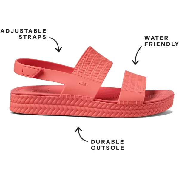 imageREEF Water Vista Womens Platform Sandal Water Friendly Adjustable Velcro StrapParadise Pink