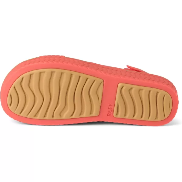 imageREEF Water Vista Womens Platform Sandal Water Friendly Adjustable Velcro StrapSunset Coral