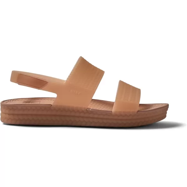 imageREEF Water Vista Womens Platform Sandal Water Friendly Adjustable Velcro StrapTinted Sand