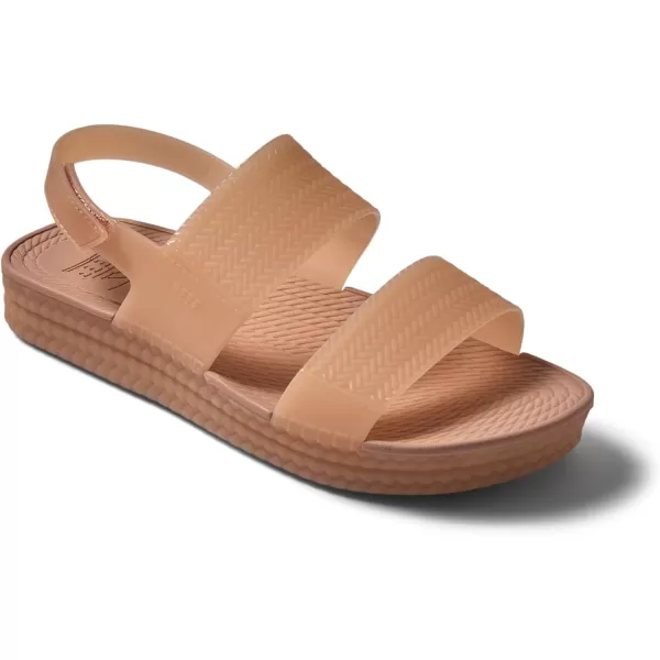 imageREEF Water Vista Womens Platform Sandal Water Friendly Adjustable Velcro StrapTinted Sand