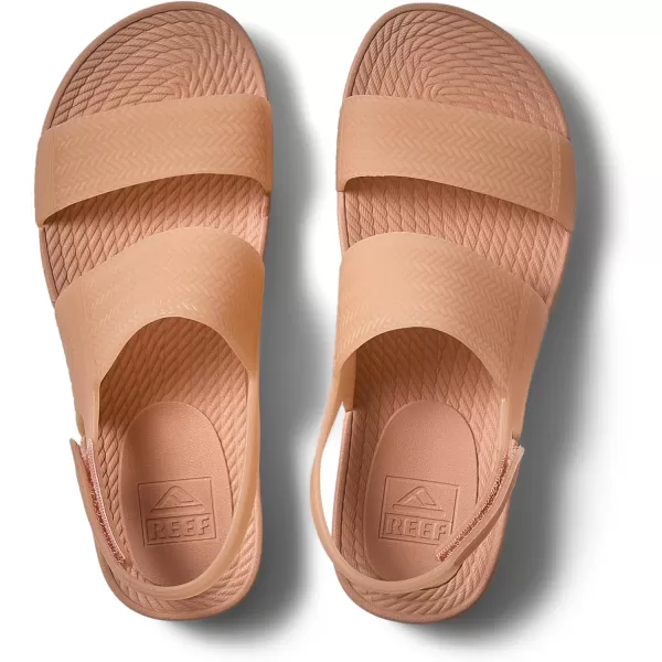 imageREEF Water Vista Womens Platform Sandal Water Friendly Adjustable Velcro StrapTinted Sand