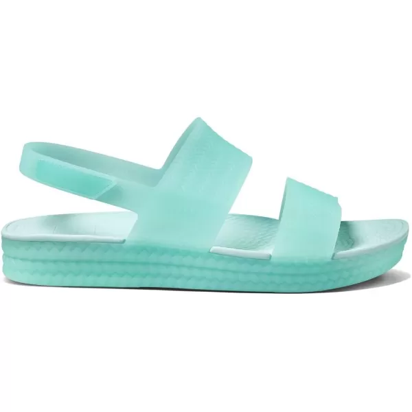 imageREEF Water Vista Womens Platform Sandal Water Friendly Adjustable Velcro StrapTinted Sea