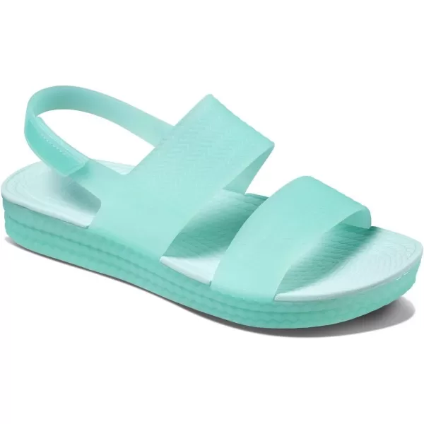 imageREEF Water Vista Womens Platform Sandal Water Friendly Adjustable Velcro StrapTinted Sea