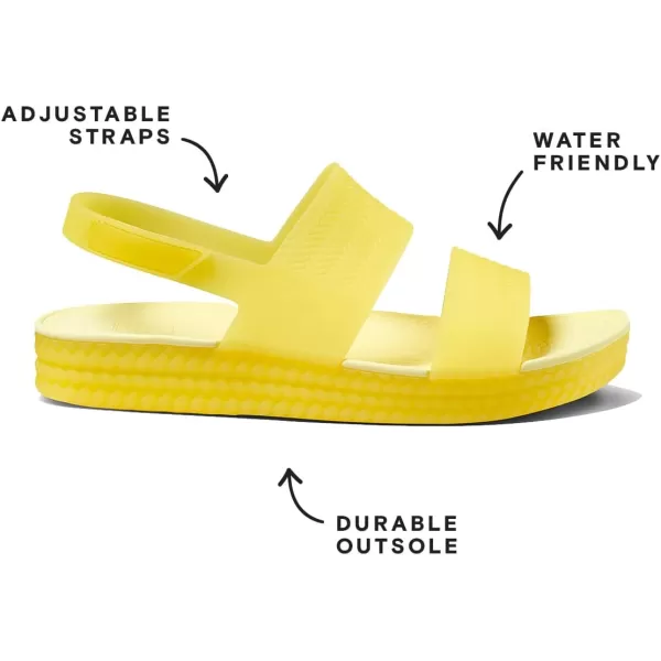 imageREEF Water Vista Womens Platform Sandal Water Friendly Adjustable Velcro StrapTinted Sunlight