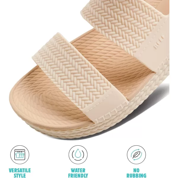 imageREEF Water Vista Womens Platform Sandal Water Friendly Adjustable Velcro StrapVintage Oasis