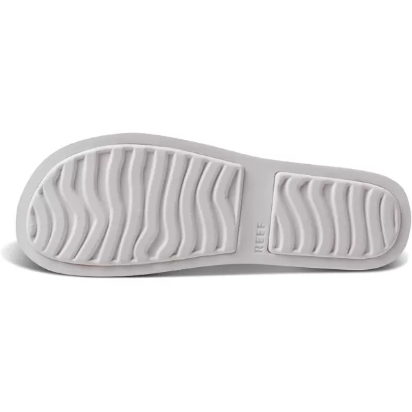 imageREEF Water Vista Womens Platform Sandal Water Friendly Adjustable Velcro StrapWhite Shine