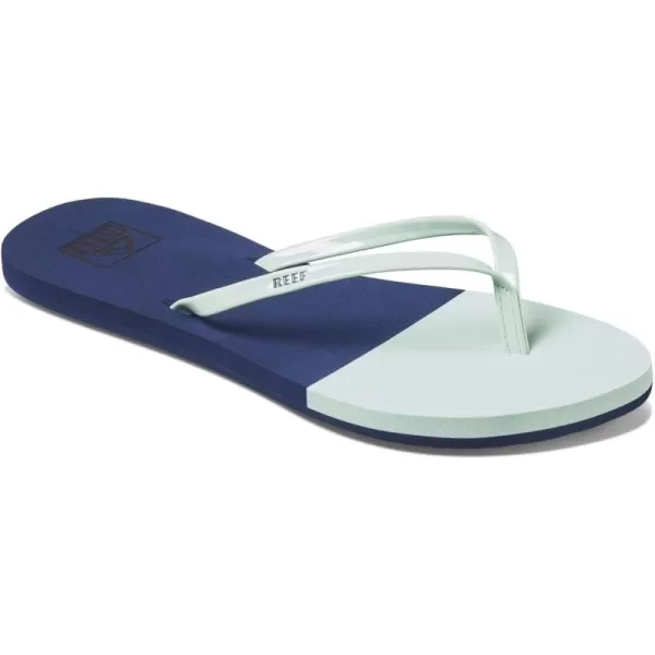 imageREEF Bliss Nights Womens Flip Flop Super Lightweight and Soft Footbed Thin Strap Beach SandalMisty Jade