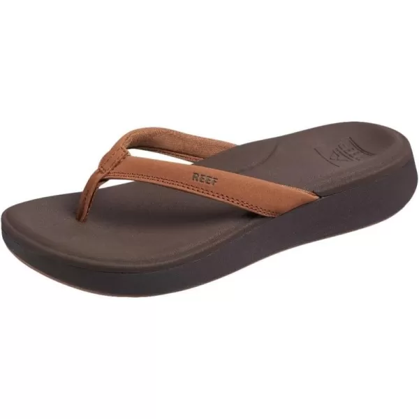 imageREEF Cushion Cloud Womens Flip Flop Super Soft Molded Footbed Arch SupportEspresso