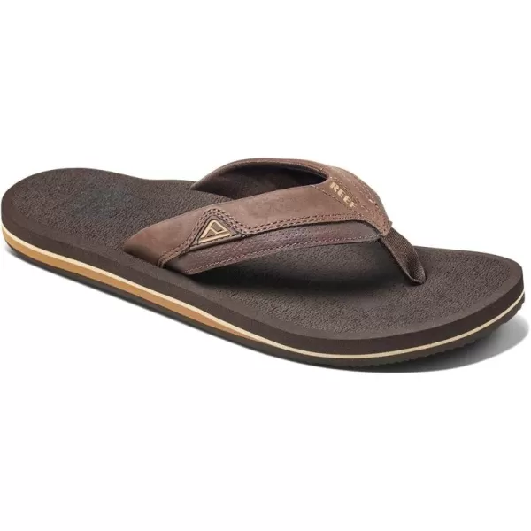 imageREEF Cushion Dawn Mens Flip Flop Instant Comfort Ultra Soft FootbedBrown