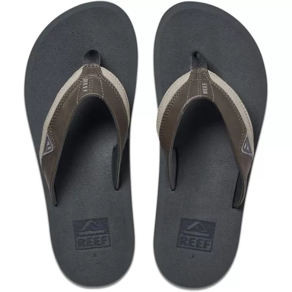 imageREEF Cushion Dawn Mens Flip Flop Instant Comfort Ultra Soft FootbedGrey