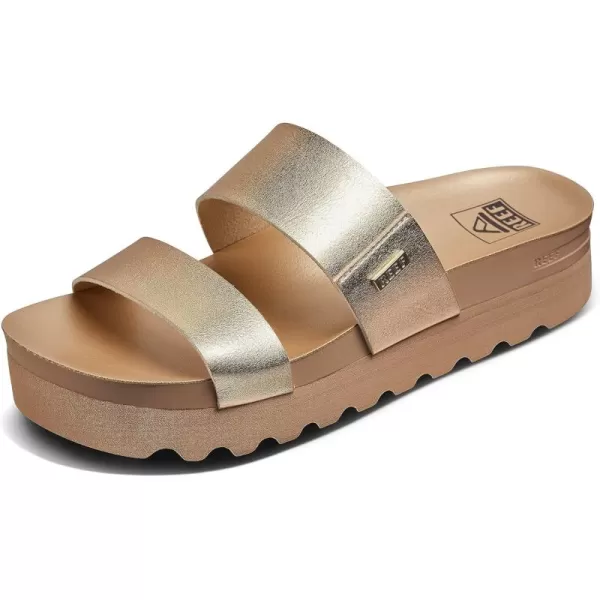 imageREEF Cushion Vista Hi Womens Platform Fashion Sandal Arch Support Ultra Soft Cushion FootbedGolden Hour