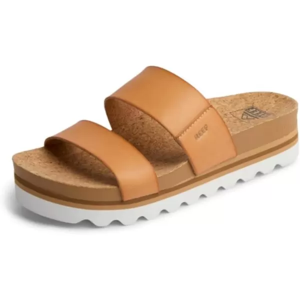 imageREEF Cushion Vista Hi Womens Platform Fashion Sandal Arch Support Ultra Soft Cushion FootbedNatural