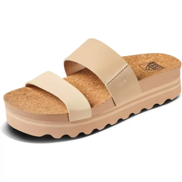 imageREEF Cushion Vista Hi Womens Platform Fashion Sandal Arch Support Ultra Soft Cushion FootbedOasis Duo