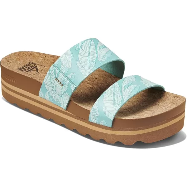imageREEF Cushion Vista Hi Womens Platform Fashion Sandal Arch Support Ultra Soft Cushion FootbedPalms