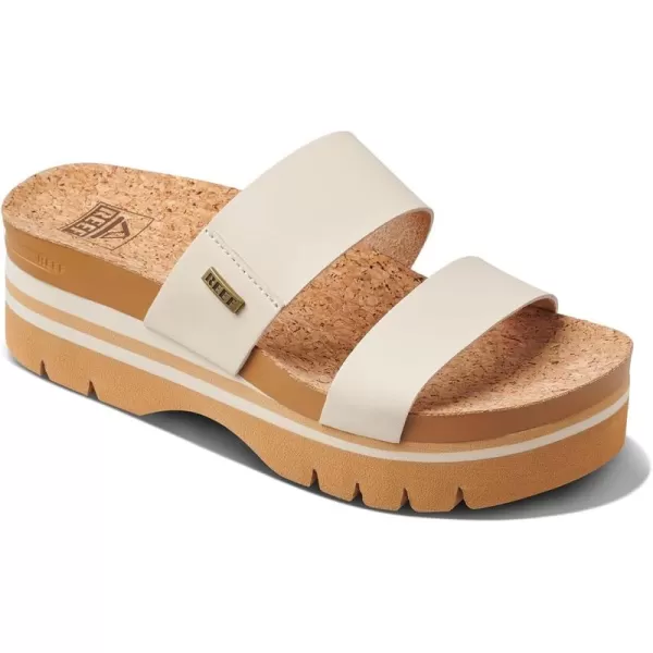 imageREEF Cushion Vista Higher Womens Platform Fashion Sandal Arch Support Ultra Soft Cushion FootbedVintage Tan