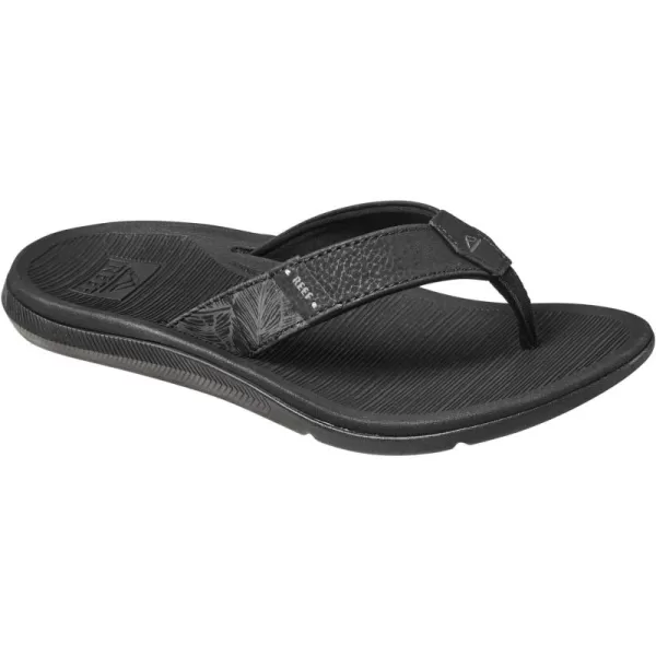 imageREEF Santa Ana Womens Flip Flop Arch Support Water Friendly Non Marking OutsoleBlack