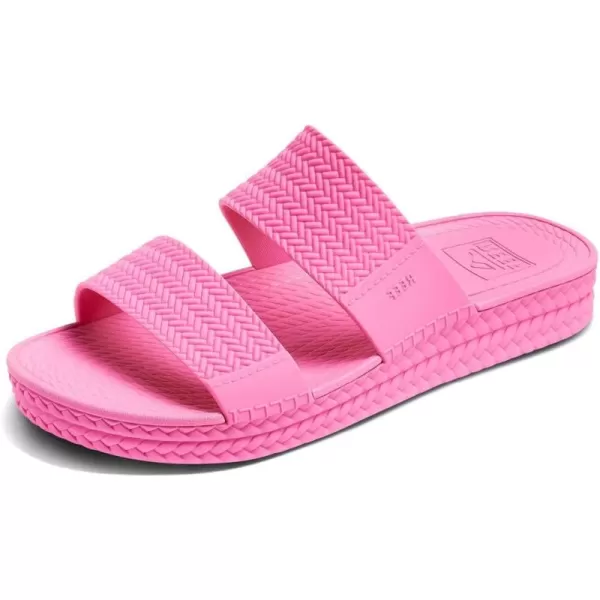 imageREEF Water Vista Slide Womens Platform Slide Water Friendly Arch SupportMalibu