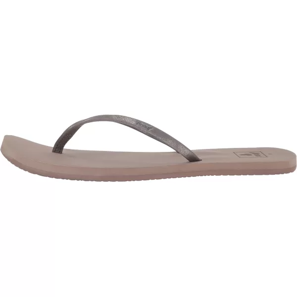 imageREEF Bliss Nights Womens Flip Flop Super Lightweight and Soft Footbed Thin Strap Beach SandalPewter
