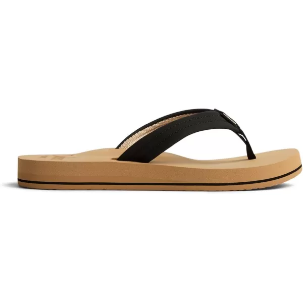 imageREEF Cushion Breeze Womens Flip Flop Ultra Soft Cushion Footbed Arch SupportBlackTan