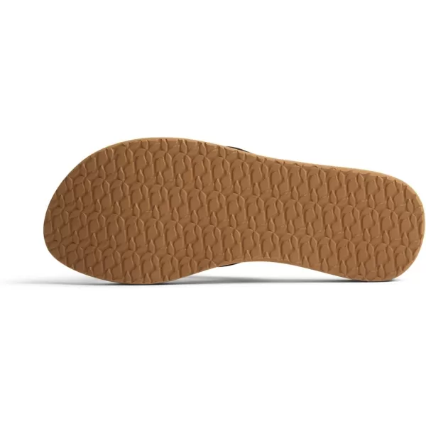 imageREEF Cushion Breeze Womens Flip Flop Ultra Soft Cushion Footbed Arch SupportBlackTan