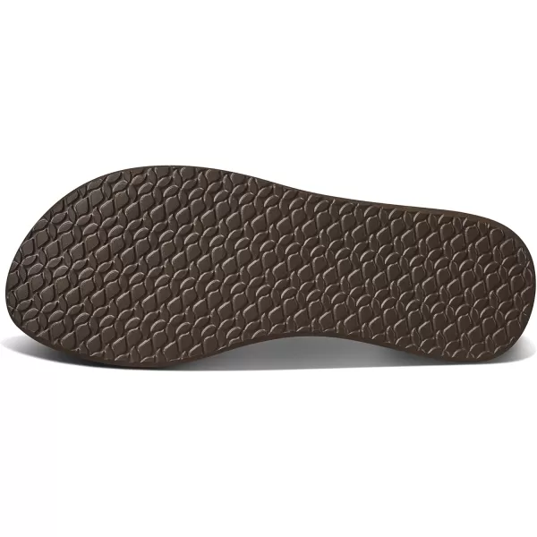 imageREEF Cushion Breeze Womens Flip Flop Ultra Soft Cushion Footbed Arch SupportChocolate