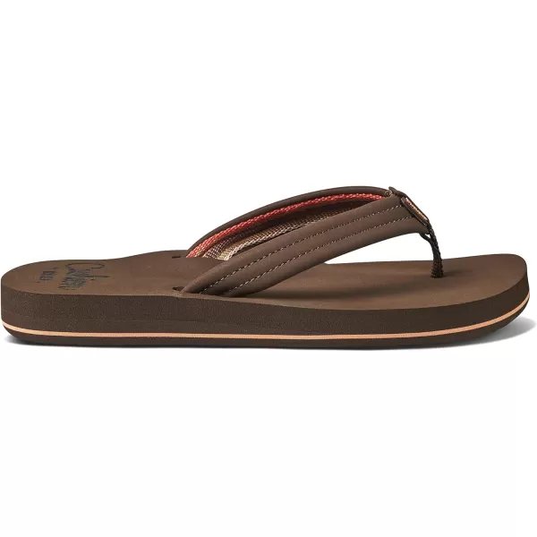 imageREEF Cushion Breeze Womens Flip Flop Ultra Soft Cushion Footbed Arch SupportChocolate
