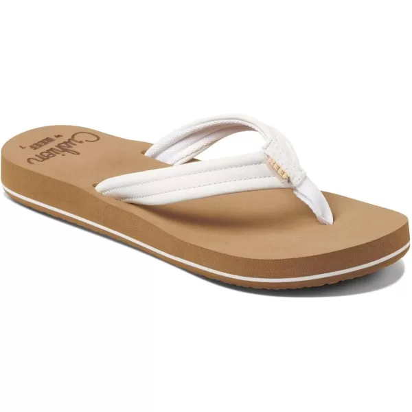 imageREEF Cushion Breeze Womens Flip Flop Ultra Soft Cushion Footbed Arch SupportCloud