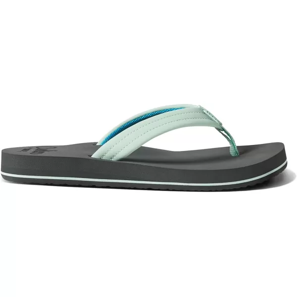 imageREEF Cushion Breeze Womens Flip Flop Ultra Soft Cushion Footbed Arch SupportGreyMint