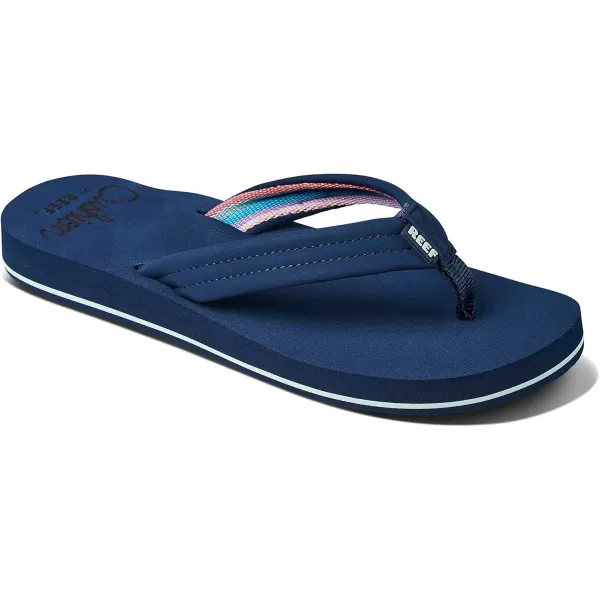 imageREEF Cushion Breeze Womens Flip Flop Ultra Soft Cushion Footbed Arch SupportMidnight