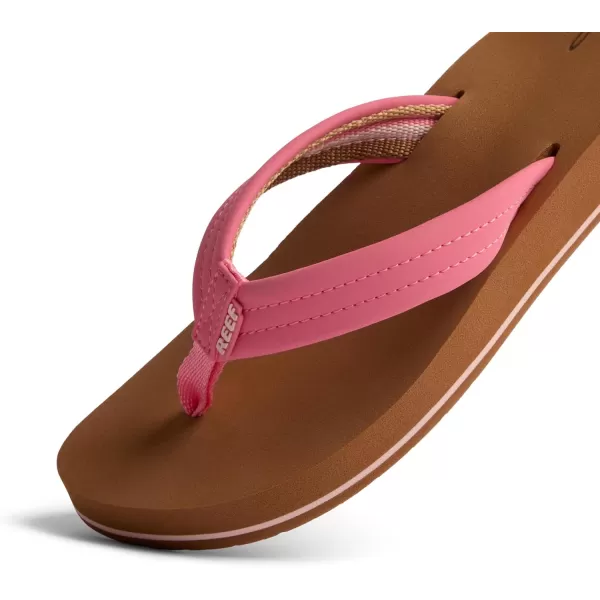 imageREEF Cushion Breeze Womens Flip Flop Ultra Soft Cushion Footbed Arch SupportStrawberry Pink