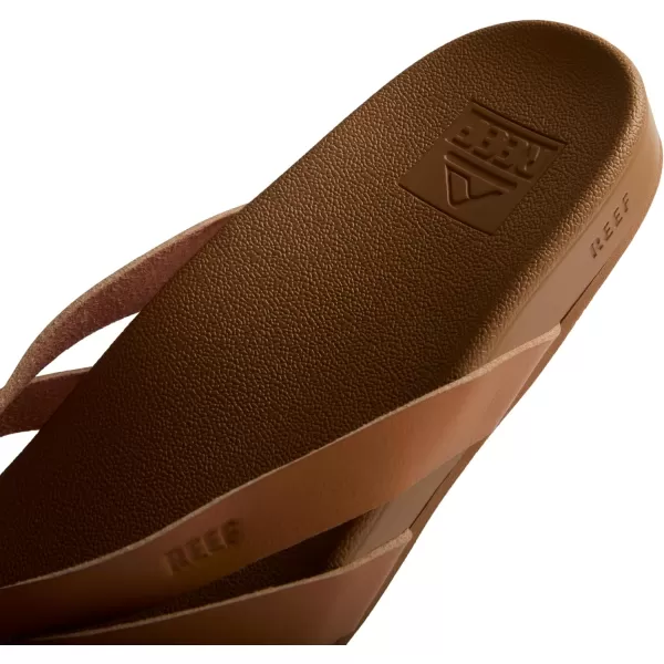 imageREEF Cushion Spring Joy Womens Flip Flop Molded Cushion Footbed Arch SupportNaturalTan