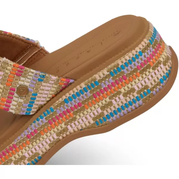 imageREEF Lofty Lux Hi Womens Fashion Platform Sandal Soft Molded FootbedBeachy Woven