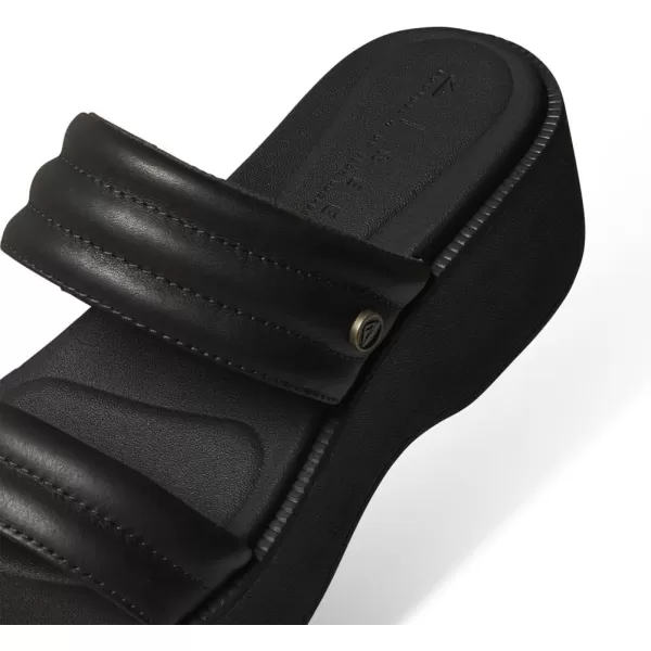imageREEF Lofty Lux Hi Womens Fashion Platform Sandal Soft Molded FootbedBlack