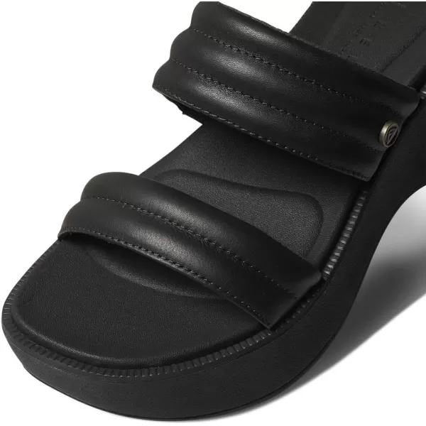 imageREEF Lofty Lux Hi Womens Fashion Platform Sandal Soft Molded FootbedBlack