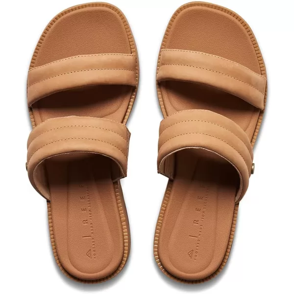 imageREEF Lofty Lux Hi Womens Fashion Platform Sandal Soft Molded FootbedNatural