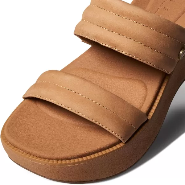 imageREEF Lofty Lux Hi Womens Fashion Platform Sandal Soft Molded FootbedNatural
