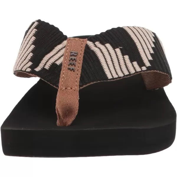 imageREEF Spring Woven Womens Beach Flip Flop Soft Woven Strap ampamp Cushion FootbedPebble
