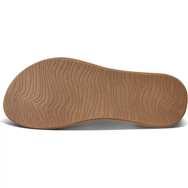 imageREEF Spring Woven Womens Beach Flip Flop Soft Woven Strap ampamp Cushion FootbedRose