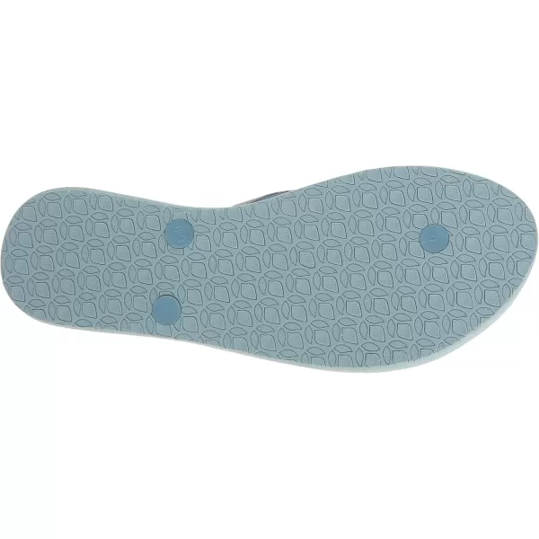 imageREEF Stargazer Womens Beach Flip Flop Super Lightweight and Soft Footbed Thin Glitter StrapBlue Chevron