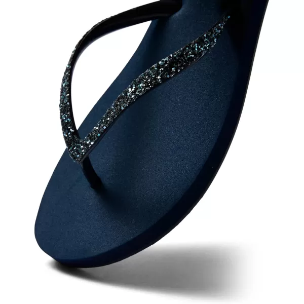 imageREEF Stargazer Womens Beach Flip Flop Super Lightweight and Soft Footbed Thin Glitter StrapMermaid