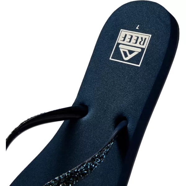 imageREEF Stargazer Womens Beach Flip Flop Super Lightweight and Soft Footbed Thin Glitter StrapMermaid