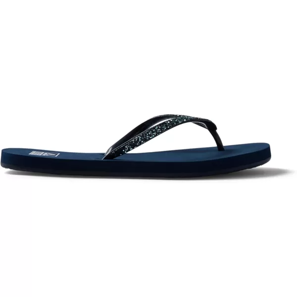 imageREEF Stargazer Womens Beach Flip Flop Super Lightweight and Soft Footbed Thin Glitter StrapMermaid