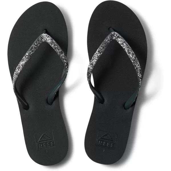 imageREEF Stargazer Womens Beach Flip Flop Super Lightweight and Soft Footbed Thin Glitter StrapShadow