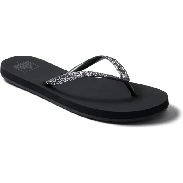 imageREEF Stargazer Womens Beach Flip Flop Super Lightweight and Soft Footbed Thin Glitter StrapShadow