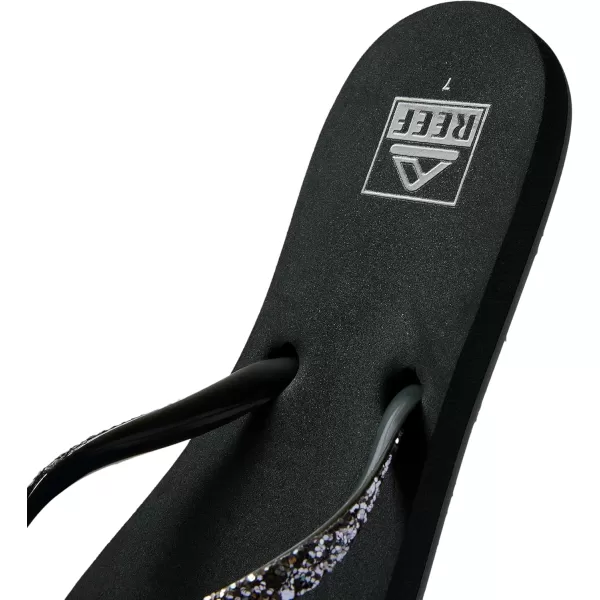 imageREEF Stargazer Womens Beach Flip Flop Super Lightweight and Soft Footbed Thin Glitter StrapShadow