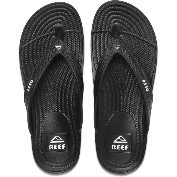 imageREEF Water Court Womens Beach Flip Flop Soft Cushion Footbed Water Friendly Arch SupportBlack