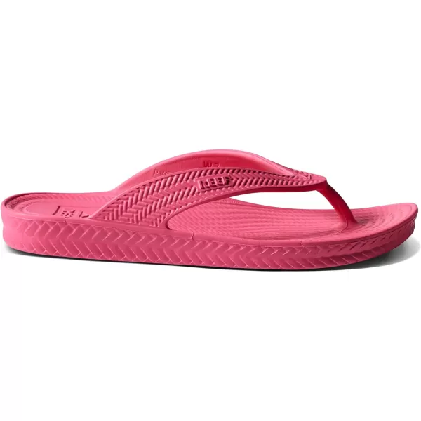 imageREEF Water Court Womens Beach Flip Flop Soft Cushion Footbed Water Friendly Arch SupportHot Pink